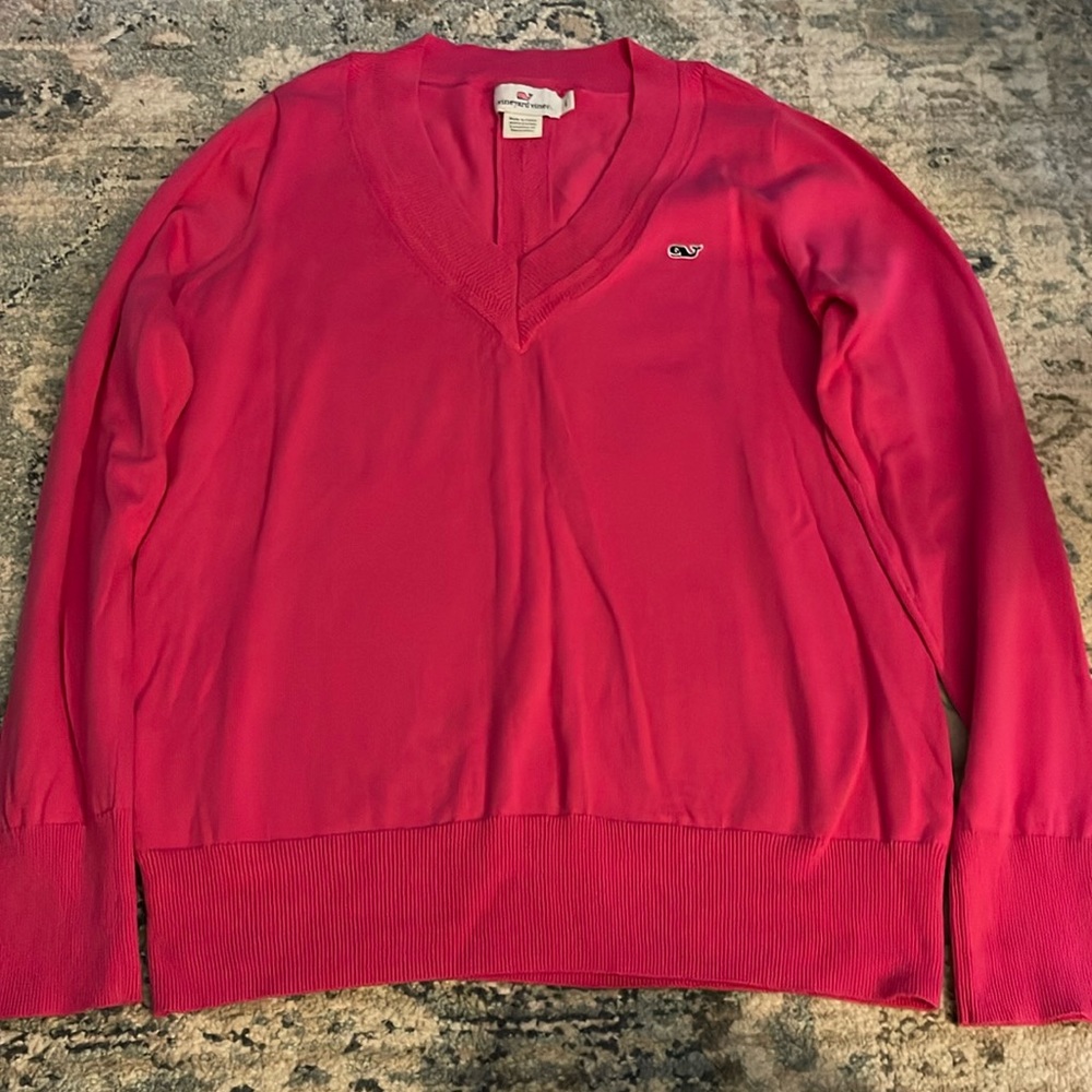 Vineyard Vines Sweater (Dark Pink) like new
